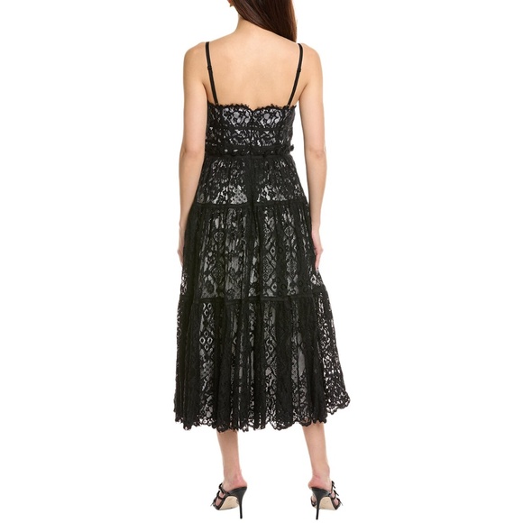 CINQ A SEPT Lana Lace Midi Dress - Size 10, NWT ($695 Retail) - Picture 2 of 8